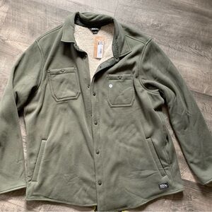 Eddie Bauer Men's Sage Green Shirt Jacket